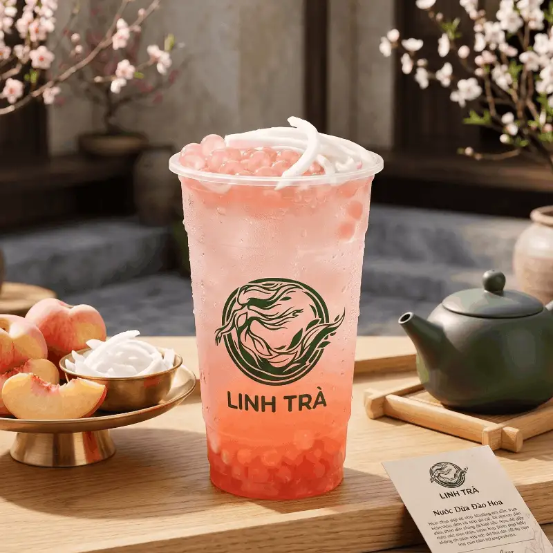 Nước Dừa Đào Hoa (L) - 35.000 ₫ tại Linh Trà - Trần Khánh Dư