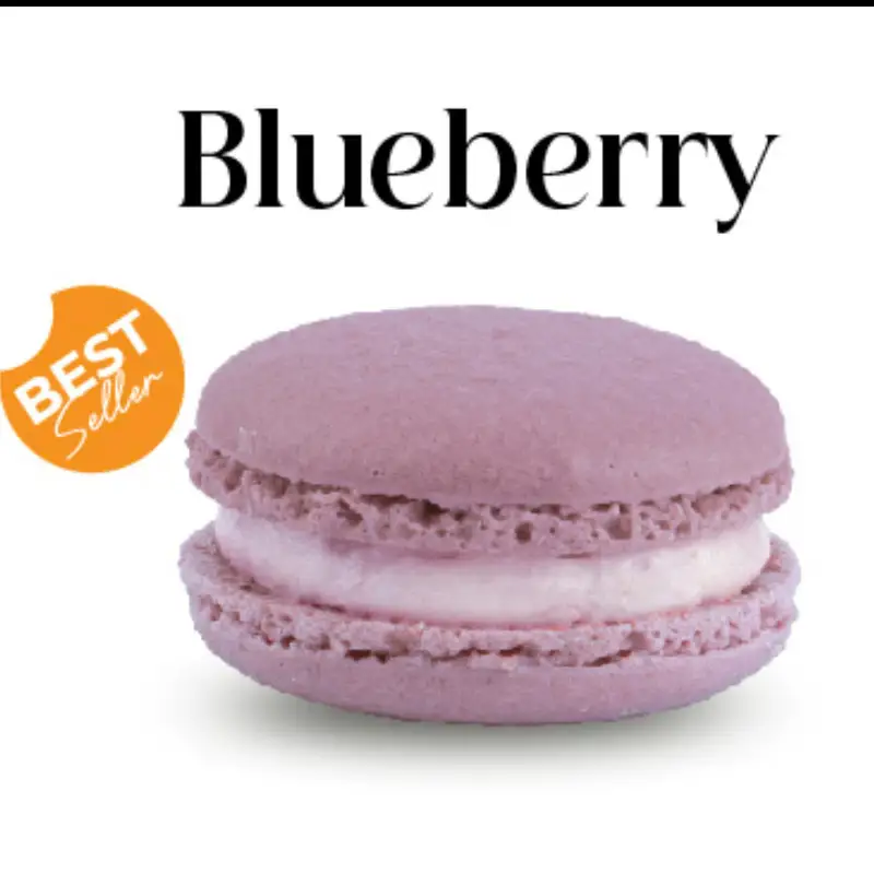 Hình ảnh Macaron vị Việt Quất (Blueberry Macaron)
