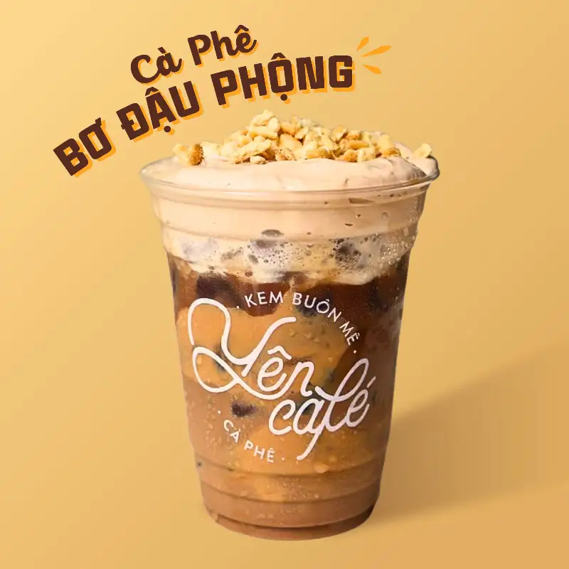 Hình ảnh Cà Phê Bơ Đậu Phộng