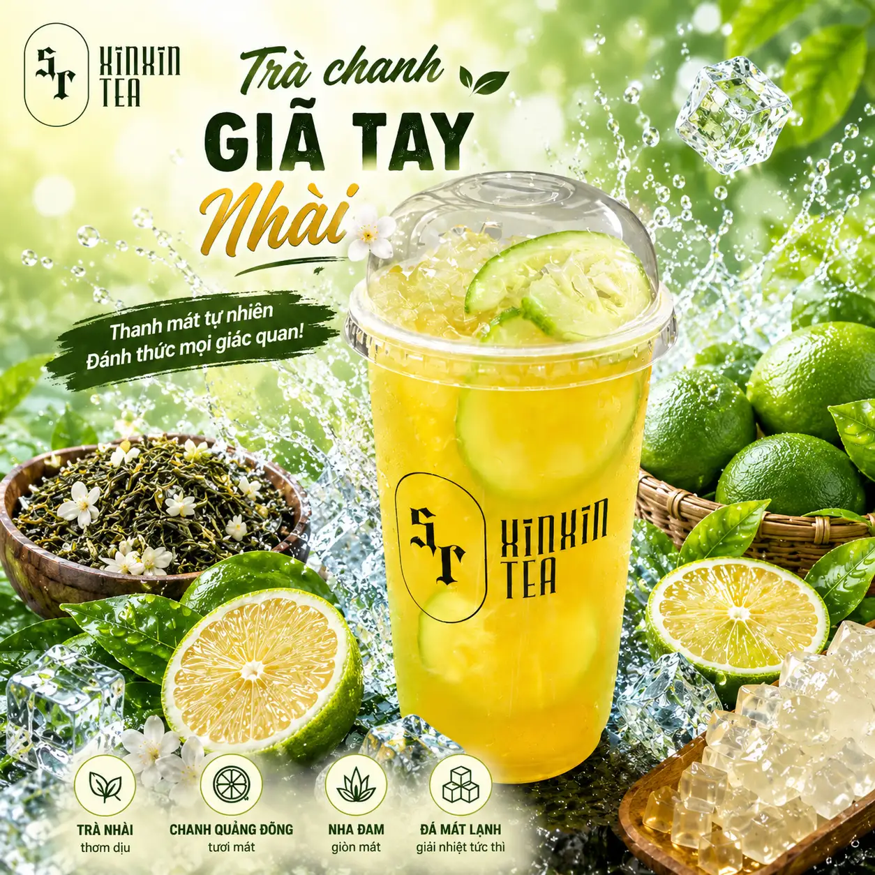 Hình ảnh Trà Chanh Giã Tay Nhài(L)