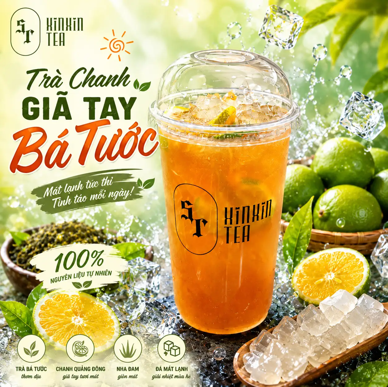 Hình ảnh Trà Chanh Giã Tay Bá Tước(L)