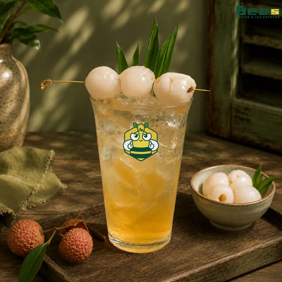 TRÀ VẢI LÀI - 55.000 ₫ tại Bees Coffee