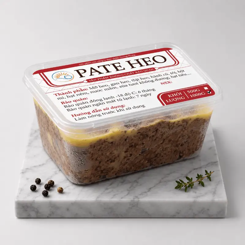 Hình ảnh PATE 500 GRAM.