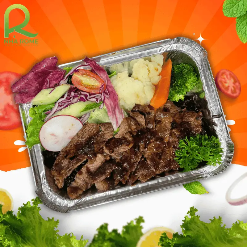 SALAD - STEAK BÒ STRIPLOIN           - 139.000 ₫ tại Healthy Chef Nhà Rome - Nguyễn Công Hoan