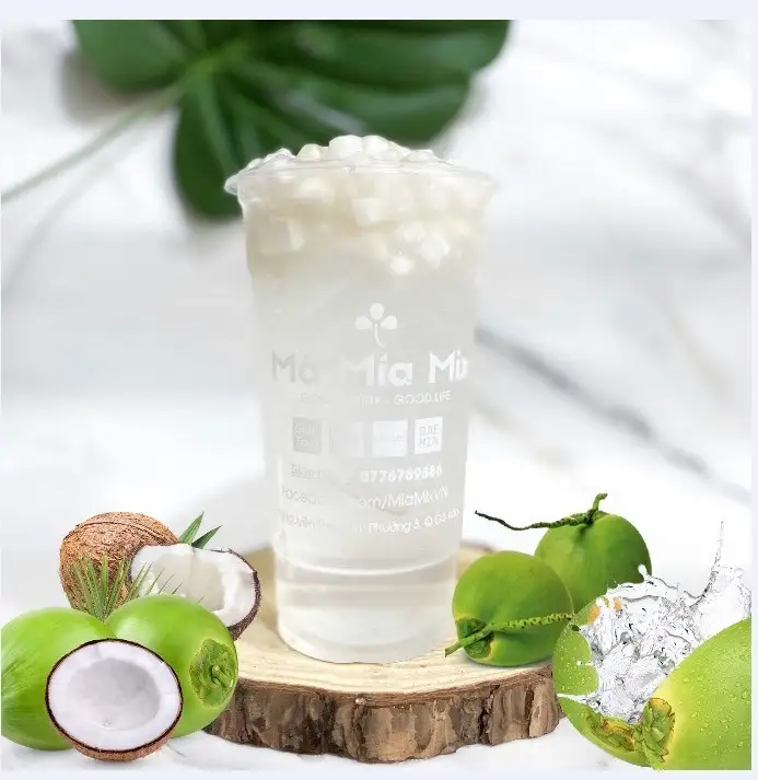 Nước Dừa Hạt Đác L - 31.000 ₫ tại Má Mía Mix - Nước Ép Rau Má, Nước Mía, Nước Dừa - Trần Quốc Toản