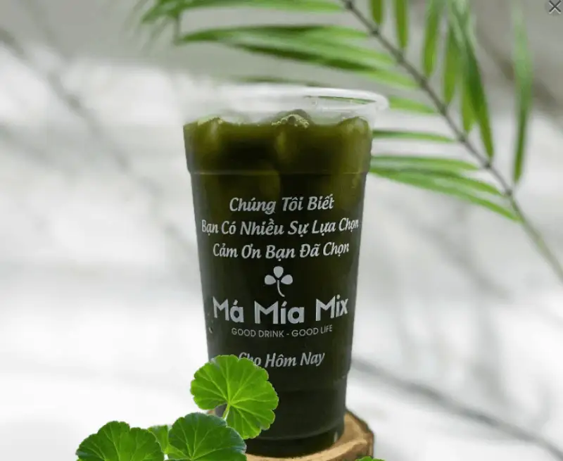 Rau Má Nguyên Chất L - 15.000 ₫ tại Má Mía Mix - Nước Ép Rau Má, Nước Mía, Nước Dừa - Trần Quốc Toản