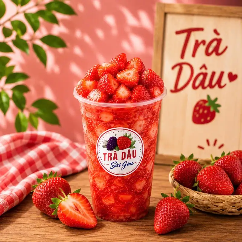 Hình ảnh Trà Dâu Tây (M)