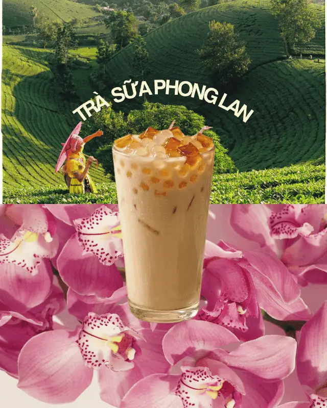 Hình ảnh Trà sữa Ô long Phong lan