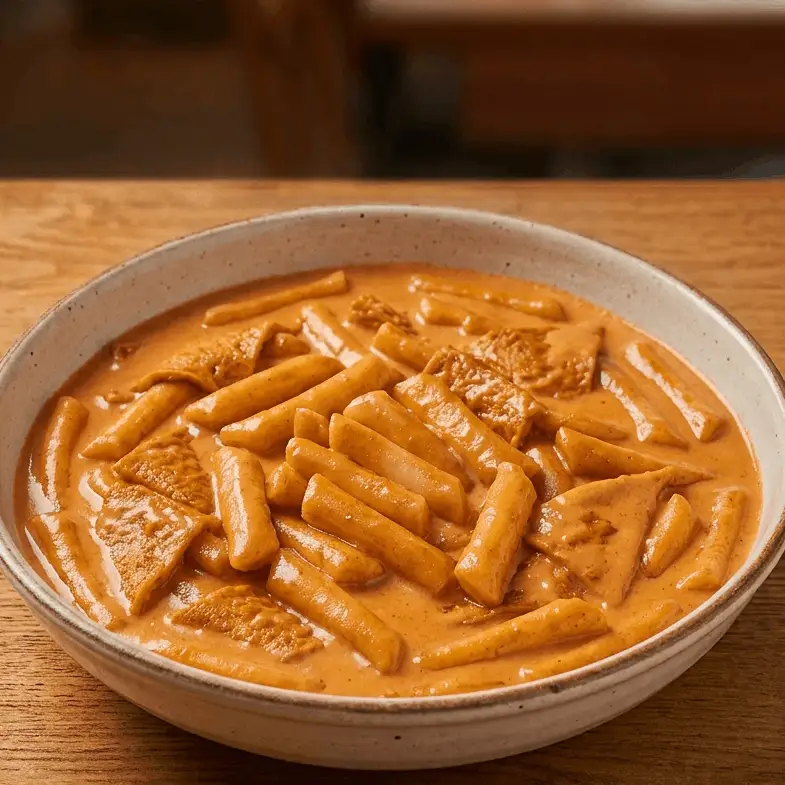 Hình ảnh Tokbokki Sốt Kem Rosé / Rose Tteokbokki