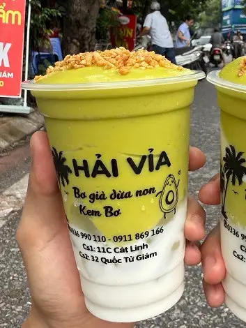 Hình ảnh Bơ già dừa non 500ml