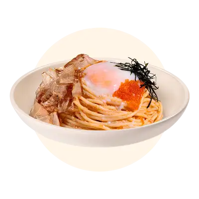 Hình ảnh PLT Wafu Pasta Cá Bào Trứng Onsen Xốt Mentaiko