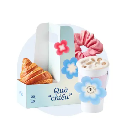 Hình ảnh Set Quà Chiều Phúc Kiến Mộc Khói Sữa - Bánh Croissant