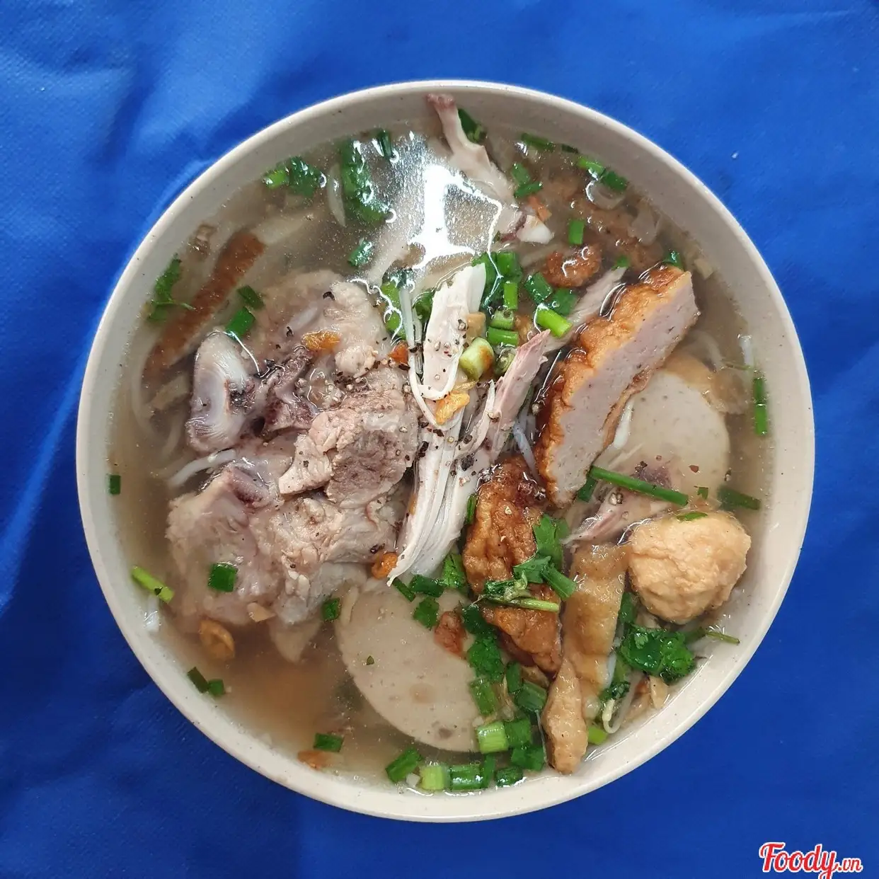 Bún Mọc Sườn Gà Xé Chả - 60.000 ₫ tại Quán Ngon Bánh Canh Bột Gạo - Chung Cư Đoàn Văn Bơ