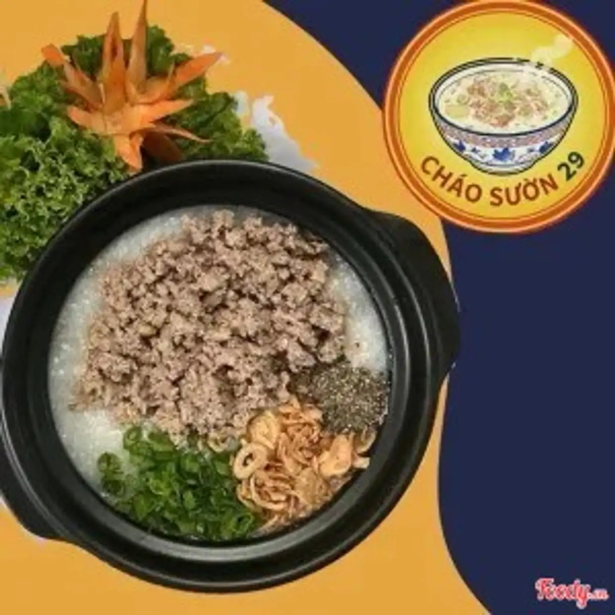 Cháo Thịt Bằm (thịt heo) - 33.000 ₫ tại Cháo Sườn K - Trần Văn Đang