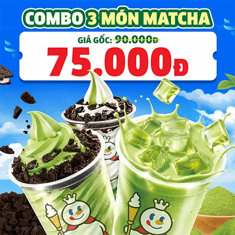 (Lạnh) Bộ Ba Cực Đỉnh - Matcha - 90.000 ₫ tại Trà sữa Mixue - 96A Nguyễn Thị Minh Khai