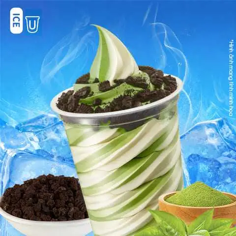 Hình ảnh Super Sundae O-coco Matcha (Kem Mix) (MT)