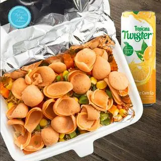 Hình ảnh mì trộn xúc xích
