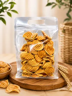 Hình ảnh Bánh lỗ tai heo ít ngọt (less sugar crackers) 