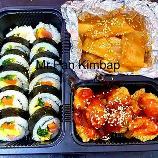 Hình ảnh Set mix kimbap thường - gà cay - tok