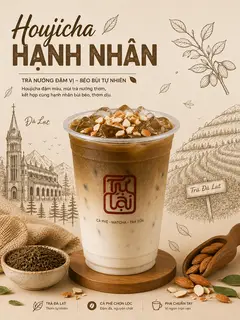 Hình ảnh Houjicha hạnh nhân