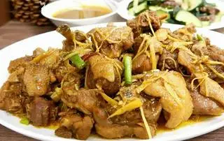 Hình ảnh cơm vịt kho gừng 