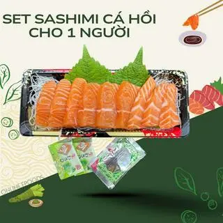 Hình ảnh Set sashimi 150g cá hồi Nauy cho 1 người
