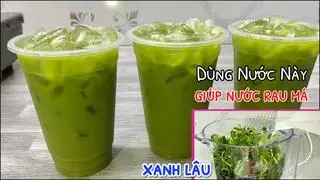 Hình ảnh rau má sữa đậu xanh 1ly 22k