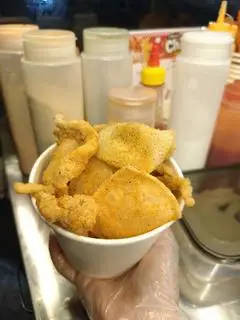 Hình ảnh GÀ SỢI GIÒN + BÁNH GẠO