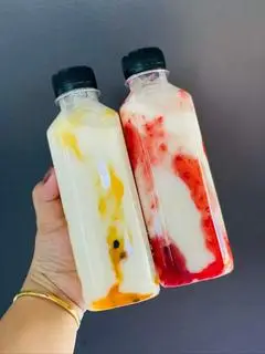 Hình ảnh Sữa chua mix vị đào