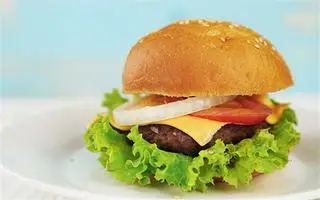 Hình ảnh Hamburger bò - phô mai