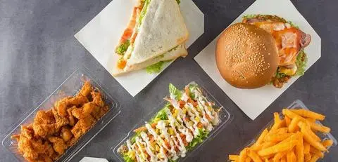 Hình ảnh Sandwich Hamburger Chía Núi - Hậu Giang