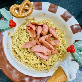 Hình ảnh Mì Trộn Indo Xúc Xích