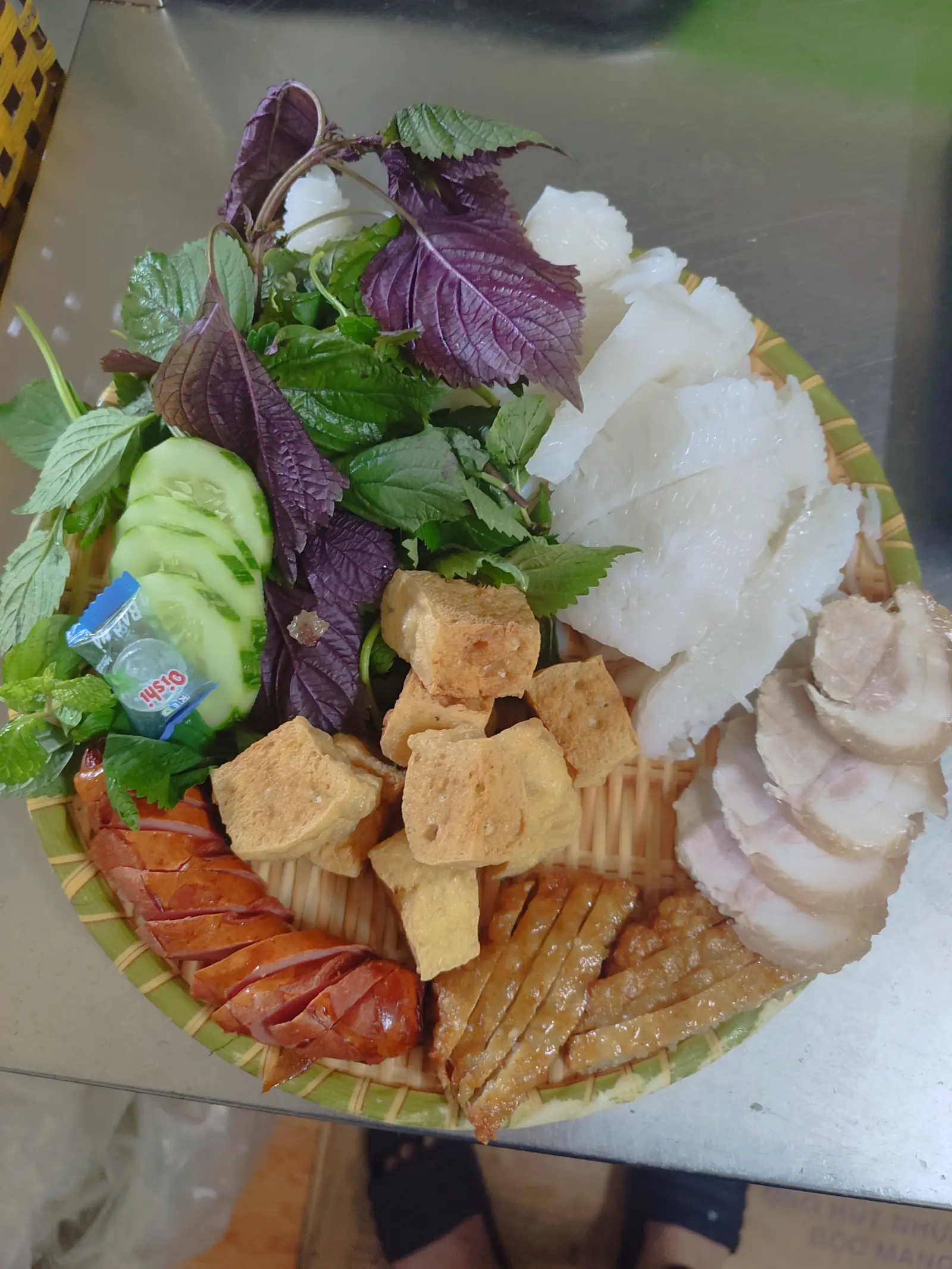 Hình ảnh Bún Đậu chả cốm + xúc xích