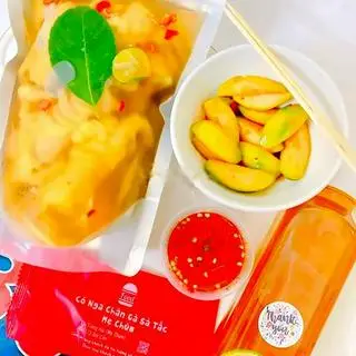 Hình ảnh 1 gói chân sả tắc -   1 gói chân sốt thái to kèm TRÀ SÂM DỨA