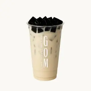 Hình ảnh Trà sữa lài sương sáo - Jasmine milk tea grass jelly