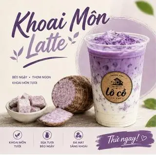 Hình ảnh Khoai môn latte