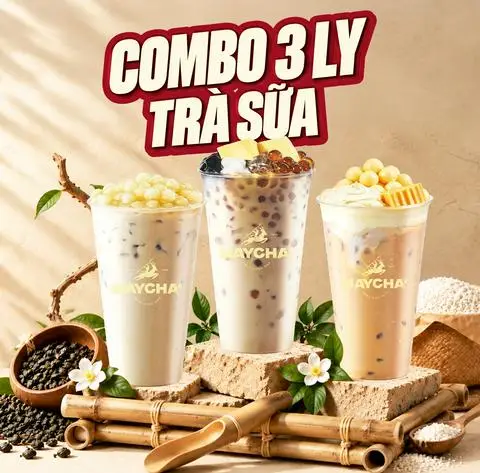 Hình ảnh COMBO 3 LY Trà sữa