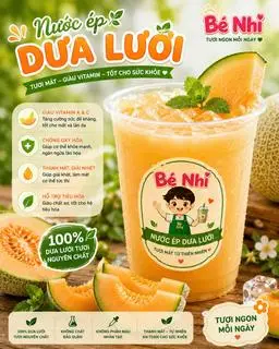 Hình ảnh Nước ép dưa lưới