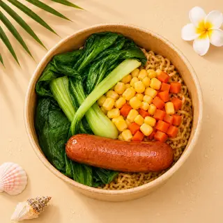 Hình ảnh Mì trộn Indomie LẠP XƯỞNG NƯỚNG ĐÁ