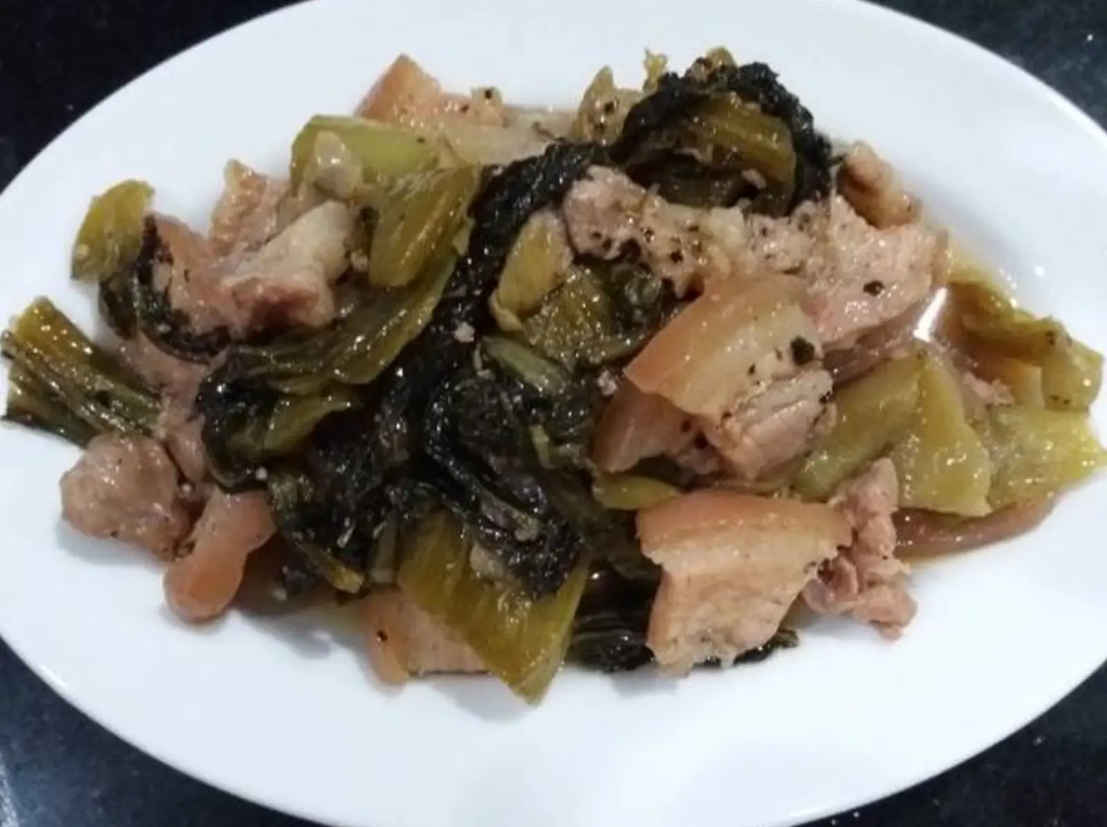 Hình ảnh Cơm cải chua xào thịt
