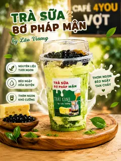 Hình ảnh Trà sữa Thái xanh bơ Pháp