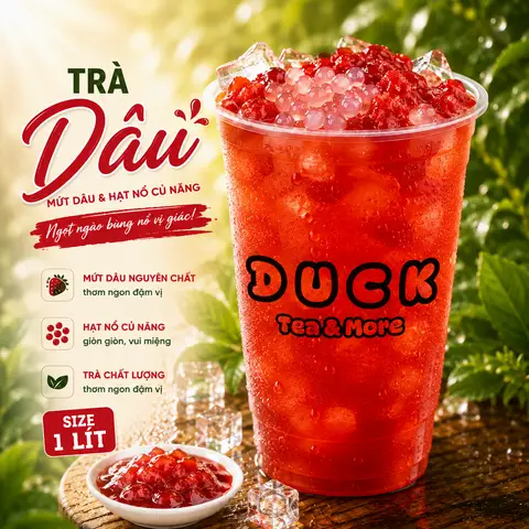 Hình ảnh Trà Dâu - Size 1 Lít