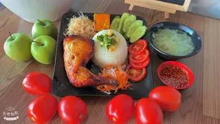 Hình ảnh Cơm gà nướng
