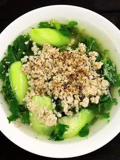 Hình ảnh Canh Rau Dền Nấu Thịt Bằm 