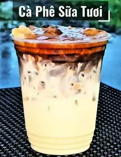 Hình ảnh Sữa tươi cà phê ly lớn 