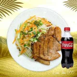 Hình ảnh CƠM SƯỜN + COCA