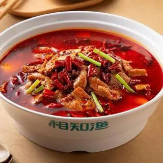 Hình ảnh Nồi Đất Thịt Bò Tứ Xuyên 砂锅香辣水煮牛肉 