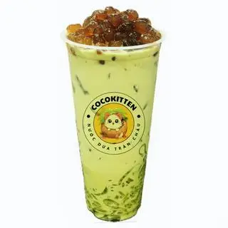 Hình ảnh Trà sữa trân châu caramel + rau câu sợi (500ml)