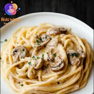 Hình ảnh Mì Ý spaghetti chicken mushroom