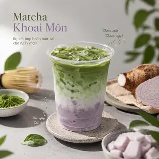Hình ảnh matcha khoai môn 700ml